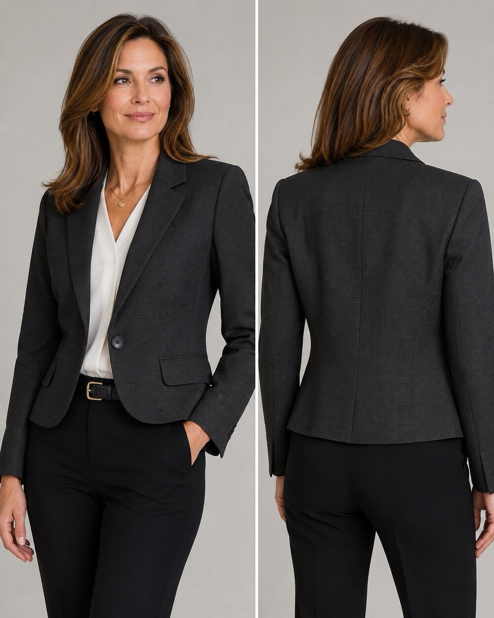 Evan-picone Woman’s Cropped Blazer